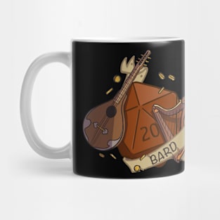 D20 Bard Fantasy Dice Mug